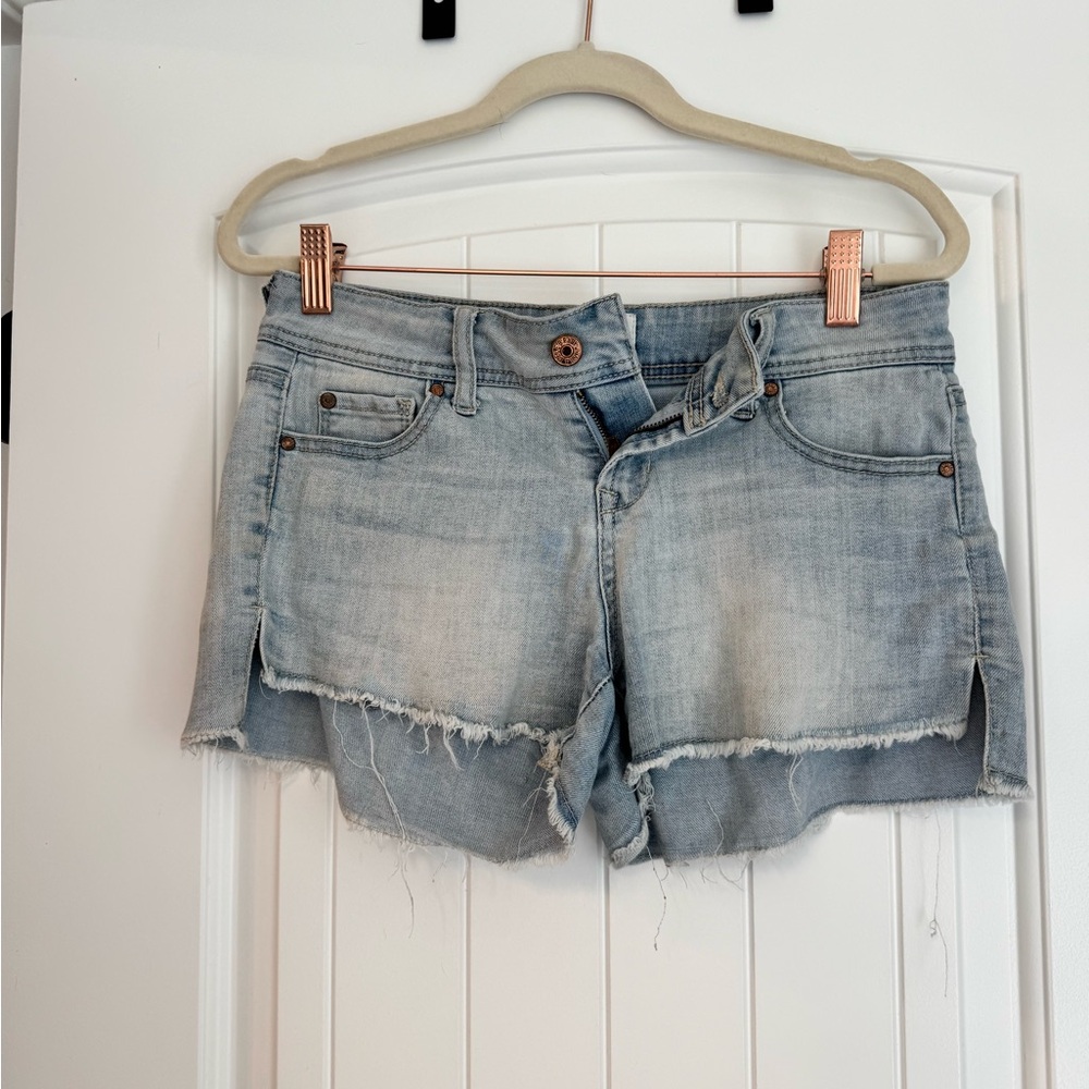Celebrity Pink Light Wash Jean Shorts